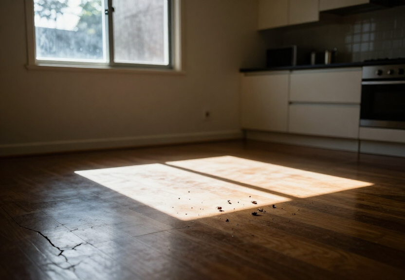 Cockroach infestation in a North Richmond kitchen before treatment
